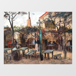 Vincent Van Gogh - La Guinguette on Montmartre Window Cling