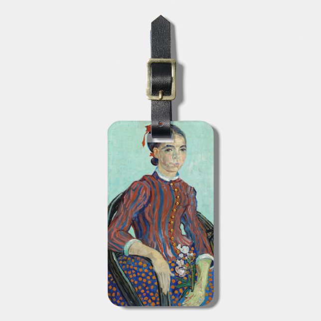 Vincent van Gogh - La Mousme Luggage Tag (Front Vertical)