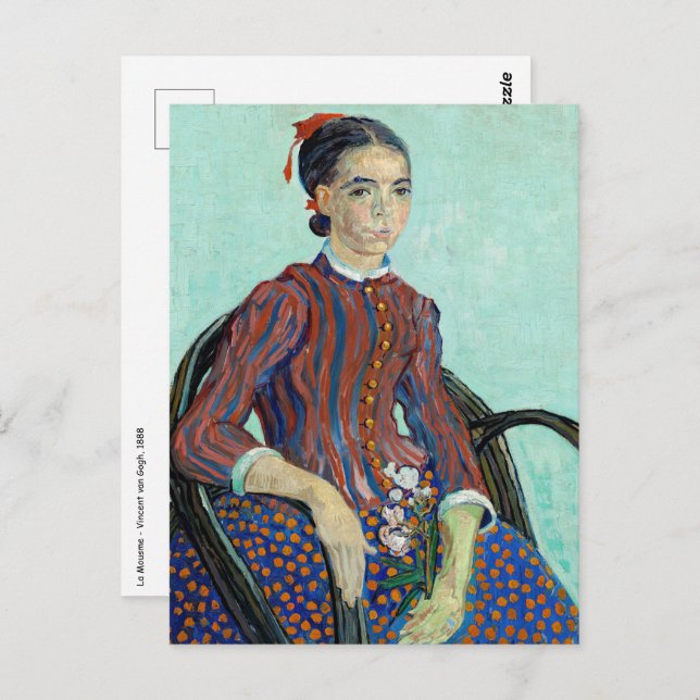 Vincent van Gogh - La Mousme Postcard (Front/Back)