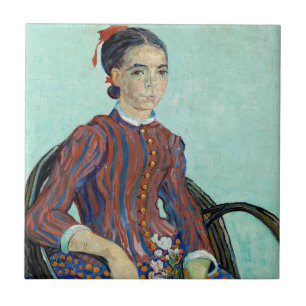Vincent van Gogh - La Mousme Tile