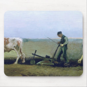 Vincent van Gogh Labourer and Peasant Planting Mouse Mat