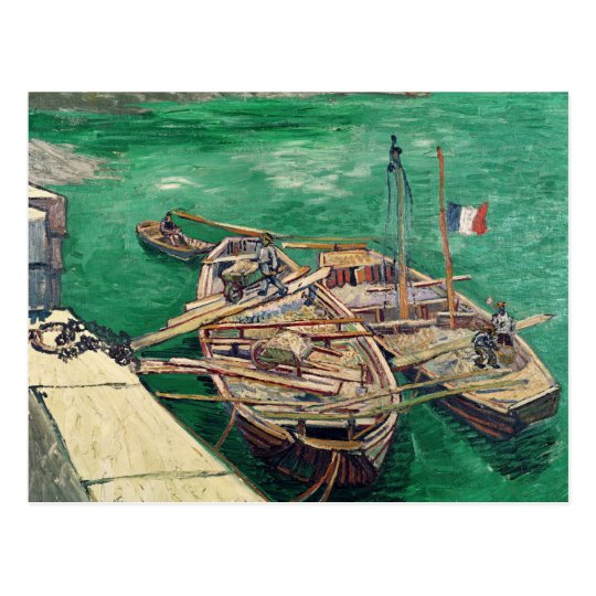 Vincent van Gogh | Landing Stage with Boats, 1888 Postcard