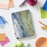 Vincent Van Gogh Landscape Artist Painter Monogram iPad Pro Cover<br><div class="desc">Create your own custom, personalised, elegant faux gold script typography font, travel / landscape / nature / vintage art lovers and Van Gogh connoisseurs', magnetic iPad smart cover that folds into multiple stand positions and features grey microfiber interior that helps protect your screen, and wake / sleep function, and on...</div>