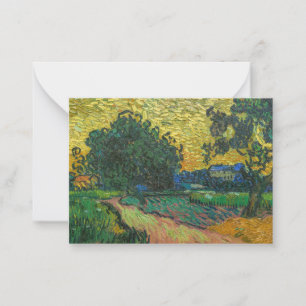 Vincent van Gogh - Landscape at Twilight Card