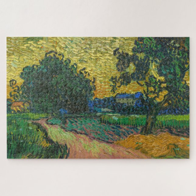 Vincent van Gogh - Landscape at Twilight Jigsaw Puzzle (Horizontal)