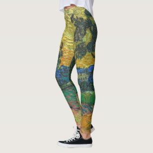 Vincent van Gogh - Landscape at Twilight Leggings