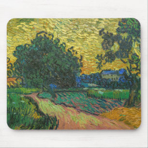 Vincent van Gogh - Landscape at Twilight Mouse Mat