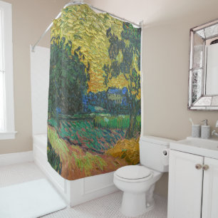 Vincent van Gogh - Landscape at Twilight Shower Curtain