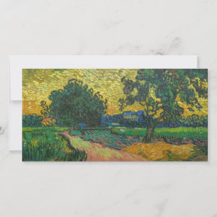 Vincent van Gogh - Landscape at Twilight Thank You Card