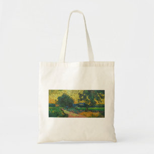 Vincent van Gogh - Landscape at Twilight Tote Bag