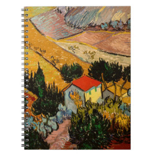 Vincent van Gogh - Landscape, House and Ploughman Notebook
