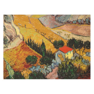 Vincent van Gogh - Landscape, House and Ploughman Tablecloth