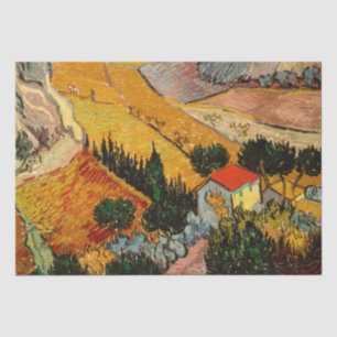 Vincent van Gogh - Landscape, House and Ploughman  Tissue Paper