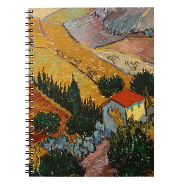 Vincent van Gogh | Landscape w/ House & Ploughman Notebook (Front)