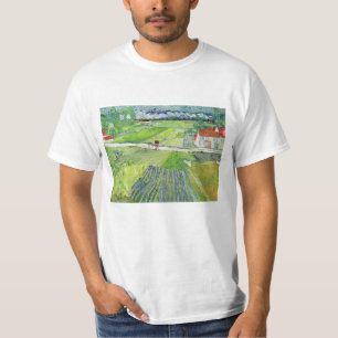 Vincent van Gogh - Landscape with Carriage & Train T-Shirt