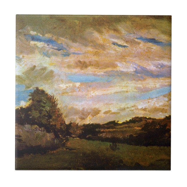 Vincent Van Gogh - Landscape with Dunes Fine Art Tile (Front)