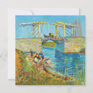 Vincent van Gogh - Langlois Bridge at Arles #1 Invitation