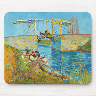 Vincent van Gogh - Langlois Bridge at Arles #1 Mouse Mat