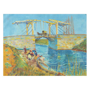 Vincent van Gogh - Langlois Bridge at Arles #1 Tablecloth