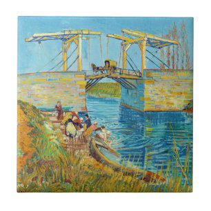 Vincent van Gogh - Langlois Bridge at Arles #1 Tile