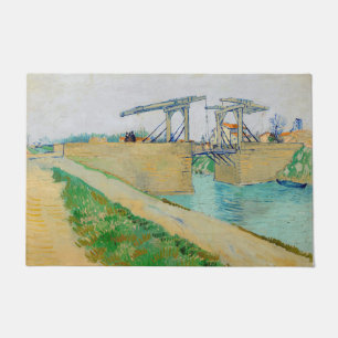 Vincent van Gogh - Langlois Bridge at Arles #2 Doormat