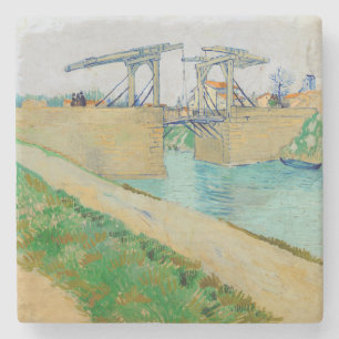 Vincent van Gogh - Langlois Bridge at Arles #2 Stone Coaster
