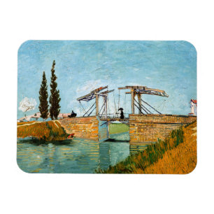 Vincent van Gogh - Langlois Bridge at Arles #3 Magnet