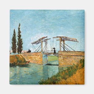 Vincent van Gogh - Langlois Bridge at Arles #3 Magnet