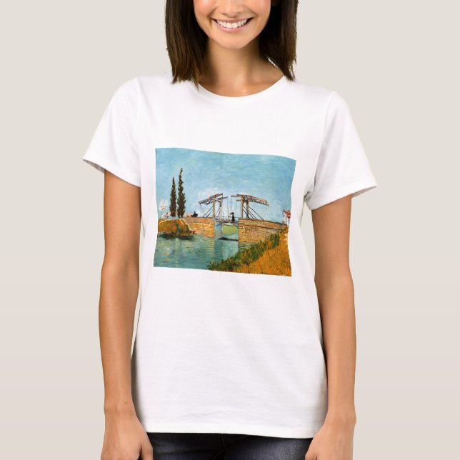 Vincent van Gogh - Langlois Bridge at Arles #3 T-Shirt (Front)