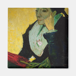 Vincent van Gogh   L'Arlesienne, detail, 1888 Magnet