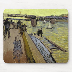 Vincent van Gogh Le Pont de Trinquetaille Arles Mouse Mat
