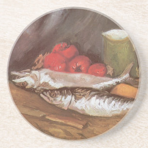 Vincent van Gogh - Mackerels, Lemons and Tomatoes Coaster