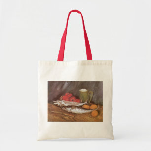 Vincent van Gogh - Mackerels, Lemons and Tomatoes Tote Bag