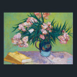 Vincent Van Gogh - Majolica Jar with Branches Poster<br><div class="desc">Vincent Van Gogh - Majolica Jar with Branches of Oleander</div>