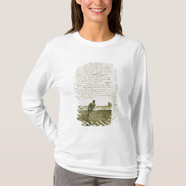 Vincent van Gogh | Man pulling a harrow T-Shirt (Front)