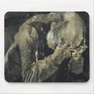 Vincent van Gogh Man with his head in his hands Mouse Mat