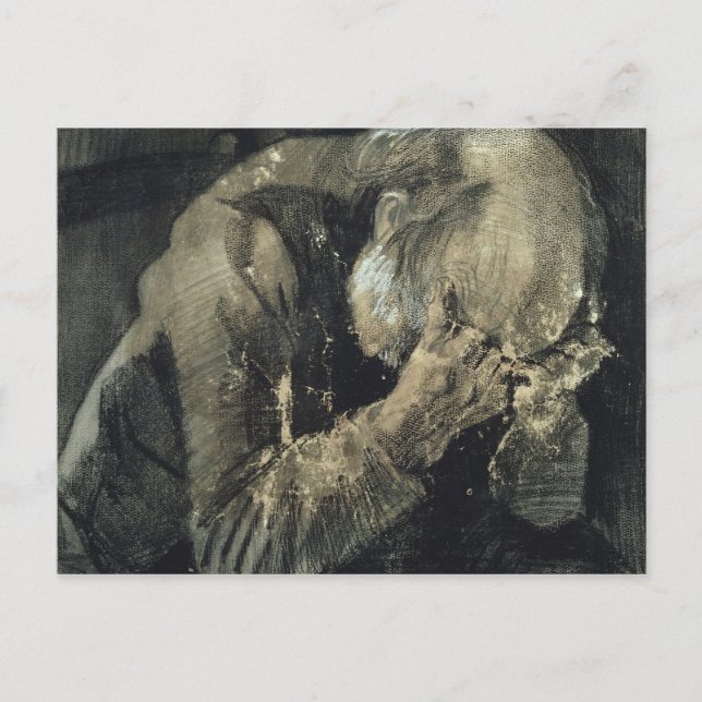 Vincent van Gogh | Man with his head in his hands Postcard (Front)