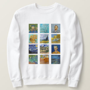 Vincent Van Gogh - Masterpieces Grid Sweatshirt