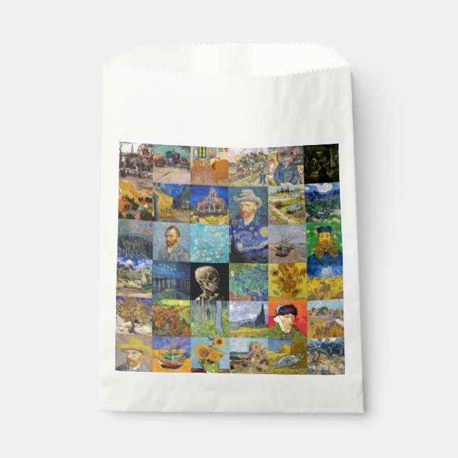 Vincent van Gogh - Masterpieces Mosaic Patchwork Favour Bags (Front)