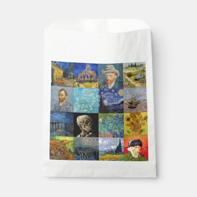 Vincent van Gogh - Masterpieces Mosaic Patchwork Favour Bags (Front)