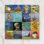 Vincent van Gogh - Masterpieces Mosaic Patchwork Favour Tags