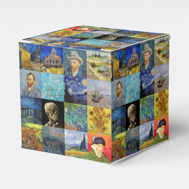 Vincent van Gogh - Masterpieces Mosaic Patchwork T Favour Box (Front Side)