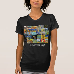 Vincent van Gogh - Masterpieces Mosaic Patchwork T-Shirt