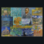 Vincent Van Gogh - Masterpieces Patchwork Cutting Board<br><div class="desc">Vincent Van Gogh - Masterpieces Patchwork</div>