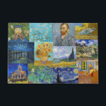 Vincent Van Gogh - Masterpieces Patchwork Doormat<br><div class="desc">Vincent Van Gogh - Masterpieces Patchwork</div>