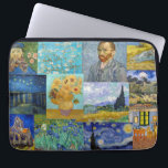 Vincent Van Gogh - Masterpieces Patchwork Laptop Sleeve<br><div class="desc">Vincent Van Gogh - Masterpieces Patchwork</div>