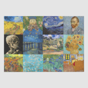 Vincent Van Gogh - Masterpieces Patchwork Tissue Paper