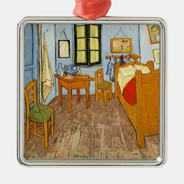 Vincent van Gogh Metal Tree Decoration (Front)