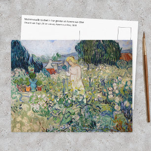 Vincent van Gogh - Miss Gachet in her Garden Postcard