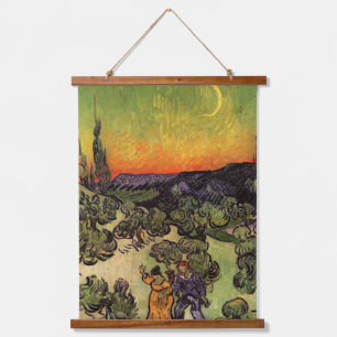 Vincent Van Gogh Moonlit Landscape Hanging Tapestry